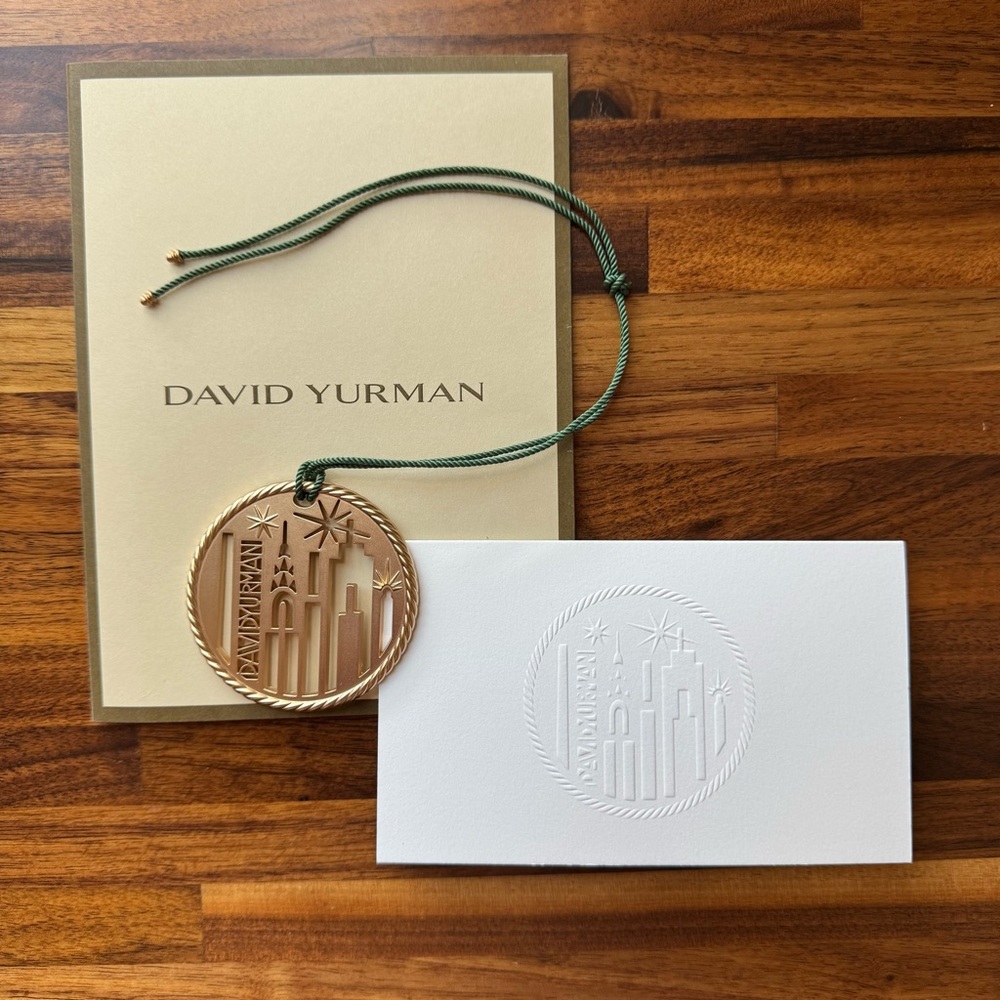 David Yurman Holiday Christmas Ornament